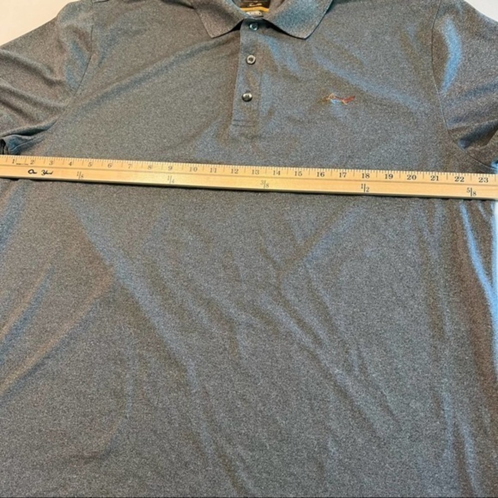 Greg Norman Five Iron Lisso Elba Gray Golf Polo Shirt Mens Large - Picture 5 of 8